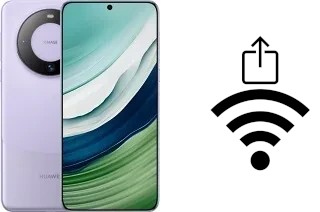 How to generate a QR code with the Wi-Fi password on a Huawei Mate 60