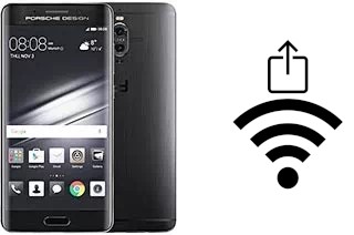 How to generate a QR code with the Wi-Fi password on a Huawei Mate 9 Porsche Design