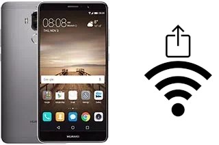 How to generate a QR code with the Wi-Fi password on a Huawei Mate 9