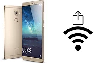 How to generate a QR code with the Wi-Fi password on a Huawei Mate S