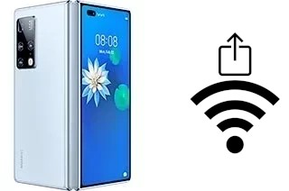 How to generate a QR code with the Wi-Fi password on a Huawei Mate X2 4G