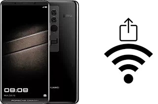 How to generate a Wi-Fi QR code on an Huawei Mate 10 Porsche Design