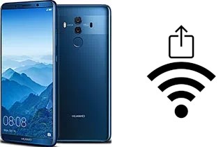 How to generate a QR code with the Wi-Fi password on a Huawei Mate 10 Pro