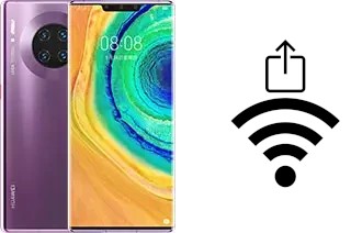 How to generate a Wi-Fi QR code on an Huawei Mate 30 Pro