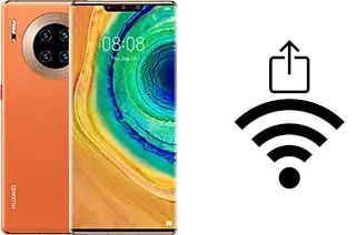 How to generate a Wi-Fi QR code on an Huawei Mate 30 Pro 5G