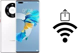 How to generate a Wi-Fi QR code on an Huawei Mate 40 Pro+