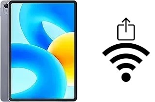 How to generate a QR code with the Wi-Fi password on a Huawei MatePad 11.5