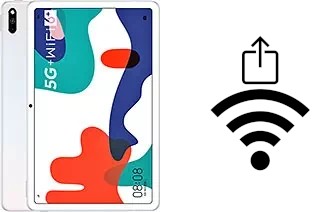 How to generate a Wi-Fi QR code on an Huawei MatePad 5G