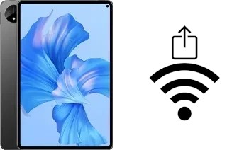 How to generate a QR code with the Wi-Fi password on a Huawei MatePad Pro 11 (2022)