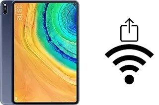 How to generate a Wi-Fi QR code on an Huawei MatePad Pro 5G