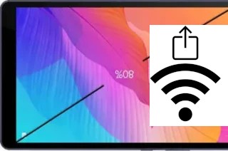 How to generate a QR code with the Wi-Fi password on a Huawei MatePad T8