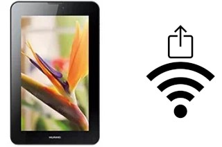 How to generate a Wi-Fi QR code on an Huawei MediaPad 7 Vogue