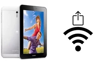 How to generate a QR code with the Wi-Fi password on a Huawei MediaPad 7 Youth