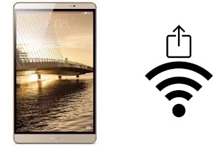 How to generate a QR code with the Wi-Fi password on a Huawei MediaPad M2 8.0