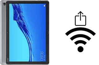 How to generate a QR code with the Wi-Fi password on a Huawei MediaPad M5 lite