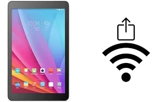 How to generate a QR code with the Wi-Fi password on a Huawei MediaPad T1 10