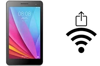 How to generate a QR code with the Wi-Fi password on a Huawei MediaPad T1 7.0 Plus