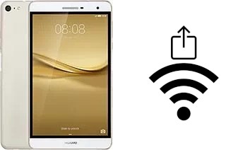 How to generate a Wi-Fi QR code on an Huawei MediaPad T2 7.0 Pro