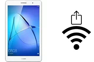 How to generate a QR code with the Wi-Fi password on a Huawei MediaPad T3 8.0