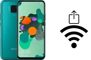 How to generate a QR code with the Wi-Fi password on a Huawei nova 5i Pro