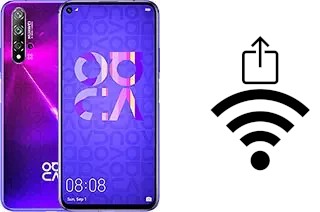 How to generate a QR code with the Wi-Fi password on a Huawei nova 5T