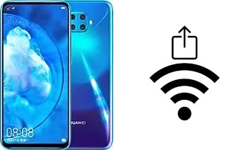 How to generate a QR code with the Wi-Fi password on a Huawei nova 5z