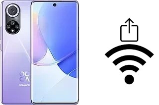 How to generate a QR code with the Wi-Fi password on a Huawei nova 9