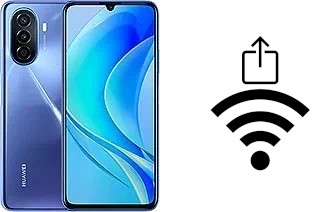 How to generate a QR code with the Wi-Fi password on a Huawei nova Y70 Plus