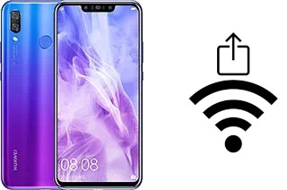 How to generate a QR code with the Wi-Fi password on a Huawei nova 3