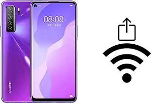 How to generate a Wi-Fi QR code on an Huawei nova 7 SE