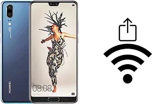 How to generate a QR code with the Wi-Fi password on a Huawei P20