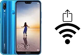 How to generate a QR code with the Wi-Fi password on a Huawei P20 lite