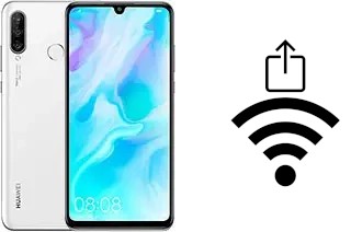 How to generate a QR code with the Wi-Fi password on a Huawei P30 lite