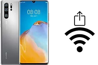 How to generate a Wi-Fi QR code on an Huawei P30 Pro New Edition