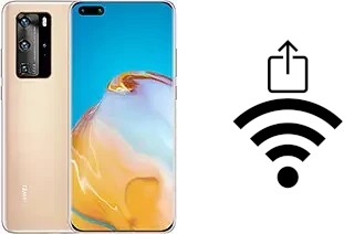 How to generate a Wi-Fi QR code on an Huawei P40 Pro