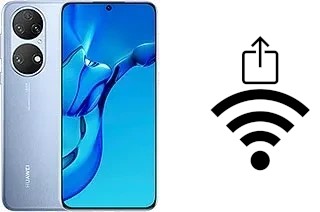 How to generate a Wi-Fi QR code on an Huawei P50E