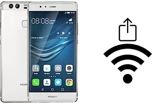 How to generate a QR code with the Wi-Fi password on a Huawei P9 Plus