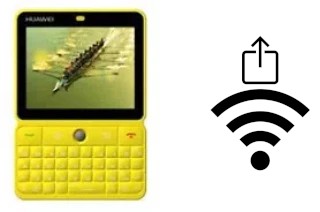 How to generate a QR code with the Wi-Fi password on a Huawei U8300