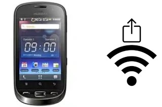 How to generate a QR code with the Wi-Fi password on a Huawei U8520 Duplex