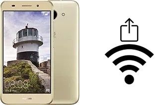 How to generate a QR code with the Wi-Fi password on a Huawei Y3 (2018)