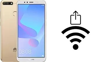 How to generate a QR code with the Wi-Fi password on a Huawei Y6 Prime (2018)