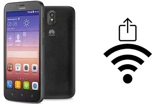 How to generate a QR code with the Wi-Fi password on a Huawei Y625