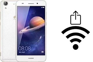 How to generate a QR code with the Wi-Fi password on a Huawei Y6II Compact