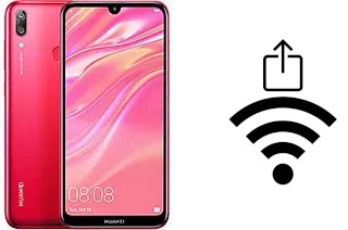 How to generate a QR code with the Wi-Fi password on a Huawei Y7 Prime (2019)