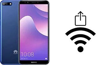 How to generate a Wi-Fi QR code on an Huawei Y7 Pro (2018)