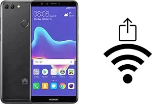 How to generate a QR code with the Wi-Fi password on a Huawei Y9 (2018)