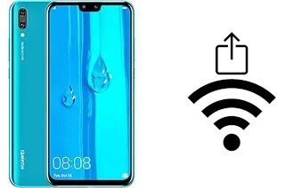 How to generate a Wi-Fi QR code on an Huawei Y9 (2019)