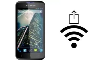 How to generate a QR code with the Wi-Fi password on a Hyundai SP Dual 5