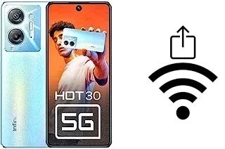 How to generate a Wi-Fi QR code on an Infinix Hot 30 5G