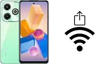 How to generate a Wi-Fi QR code on an Infinix Hot 40i